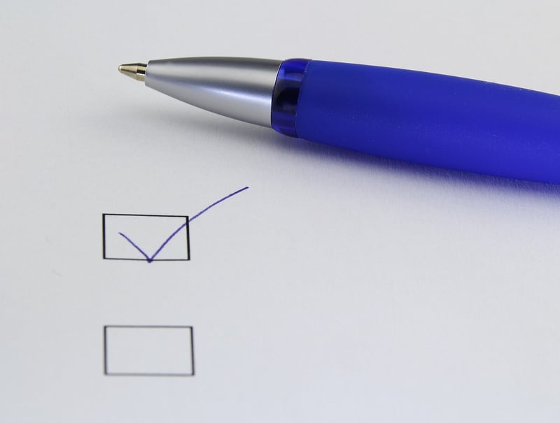 Minimalist Checklist